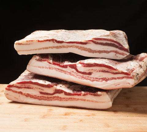 La pancetta tesa